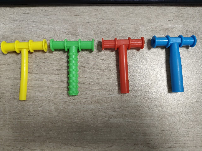Picture of ORGINAL T Shape Silicone Chewable Oral Motor Chewy Tube Sensory for- Autism Sensory toy  ,ADHD Therapy,  New Born Oral Placement Therapy,Speech Therapy,Gum Muscle Tongue Trainer for Autistic Children Speech Rehabilitation Line Harmonica Vocalization