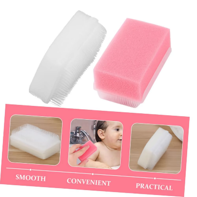 Picture of Children Kid Body Cleaning Bath Brush Soft Sponge,silicon,Scrub Brush Sterile Deep Cleaning Scrub Brush,Sensory Brush for Autism and Tactile Sensory Stimulation