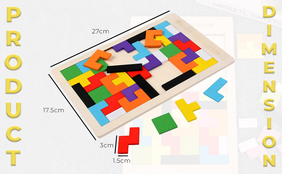 Picture of Educate and Entertain with Children's Colorful Gigso Board - Wooden Puzzle Toys - Intellectual Educational Toys for Kids - Easy To use and Clean