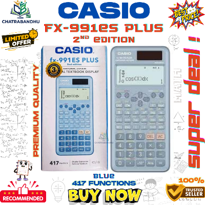 Picture of FX 991es plus (2nd Edition),(Thailand Variant), Scientific calculator Engineering best quality premium-ssc hsc engineering