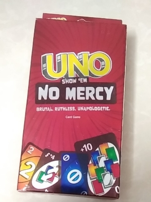 Picture of UNO playing cards NO MERCY foreign trade playing cards English version cards poker cards spot