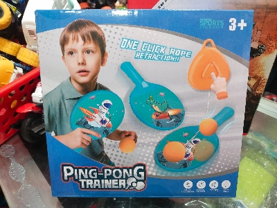 Picture of Kids ping pong trainers, indoor outdoor games for kids, activity playtime for children, ping pong racquets, gifts for children