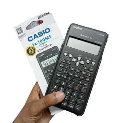 Picture of FX 100ms Calculator ,2nd Edition , (THAILAND VARIANT) calculator,(master copy)Non-Programmable acadamic-black