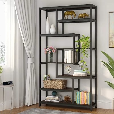 Picture of Industrial Bookshelves fo - Black