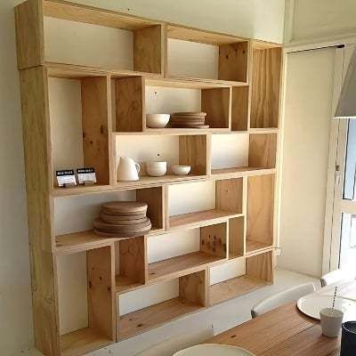 Picture of Industrial Bookshelves fo - Black