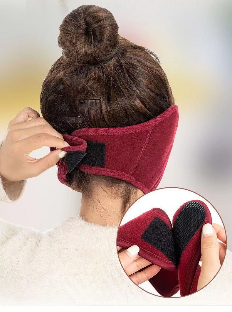 Picture of Winter Thickened Thermal Mask Women's Outdoor Cold and Wind Proof Mask Riding Ear Protector Twa in One Mask Washing