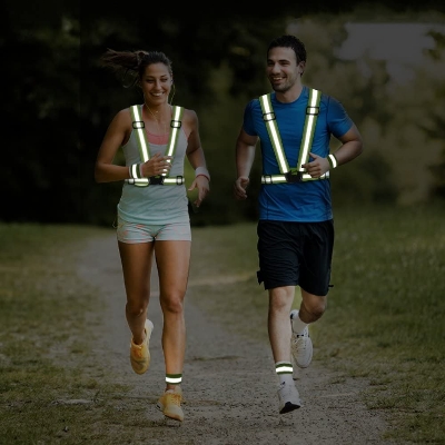 Picture of Mesh Stretch Reflective Belt Reflective Strap Belt Safety Vest Reflection Safety Belt