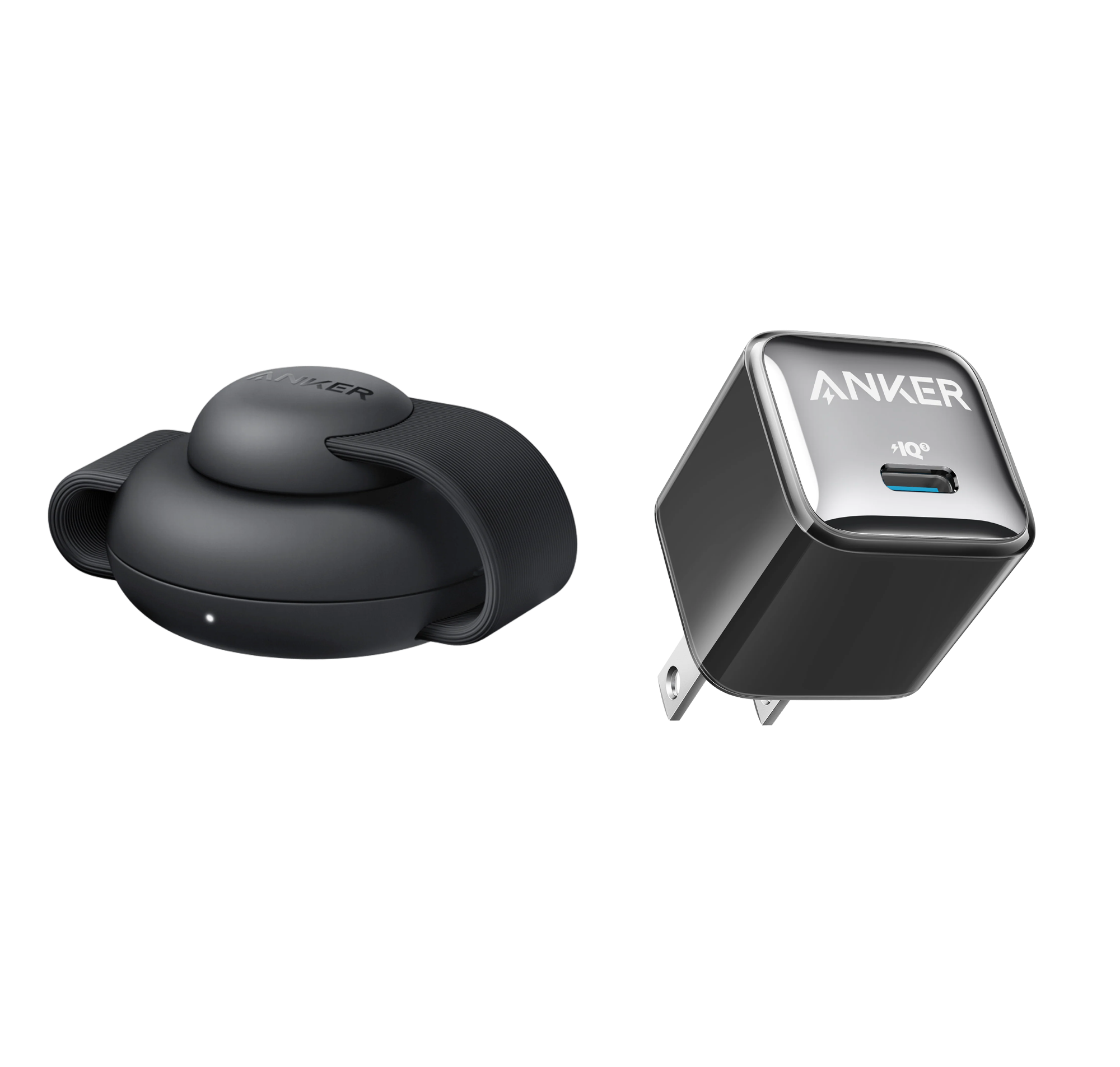 Picture of Anker Nano Charger 35W, Built-In Retractable USB-C Cable (Black)