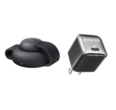 Picture of Anker Nano Charger 35W, Built-In Retractable USB-C Cable (Black)