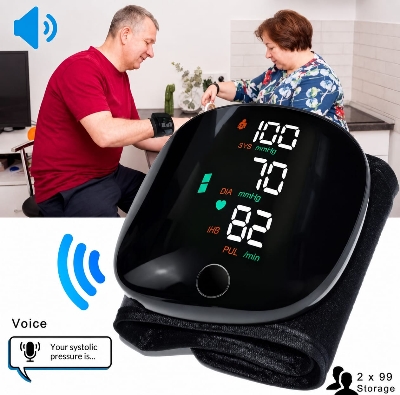 Picture of PulseCare Smart Wrist Digital Blood Pressure Monitor with Voice Guidance