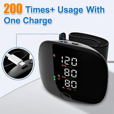 Picture of PulseCare Smart Wrist Digital Blood Pressure Monitor with Voice Guidance