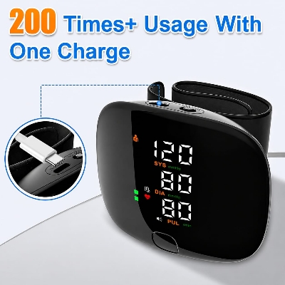 Picture of PulseCare Smart Wrist Digital Blood Pressure Monitor with Voice Guidance