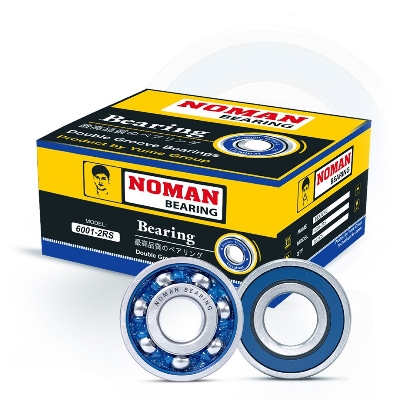 Picture of Noman Bearing 6001-2RS (10 Pcs) High Performance Double Groove Ball Bearing