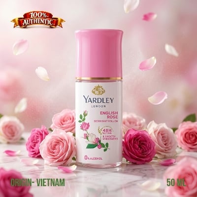 Picture of Yardley English Rose Alcohol-Free Deodorant Roll-On