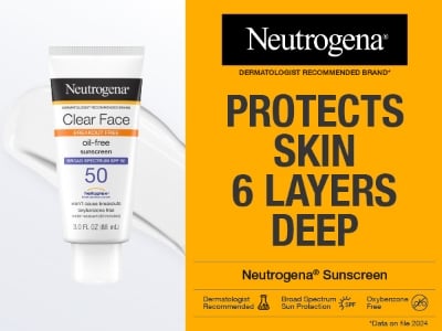 Picture of Neutrogena Clear Face Breakout-Free Sunscreen SPF 50 88ml – Oil-Free Acne Safe Sun Protection (US)