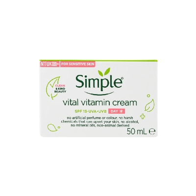 Picture of Simple Vital Vitamin Cream SPF 15 50ml Hungary - Fresh