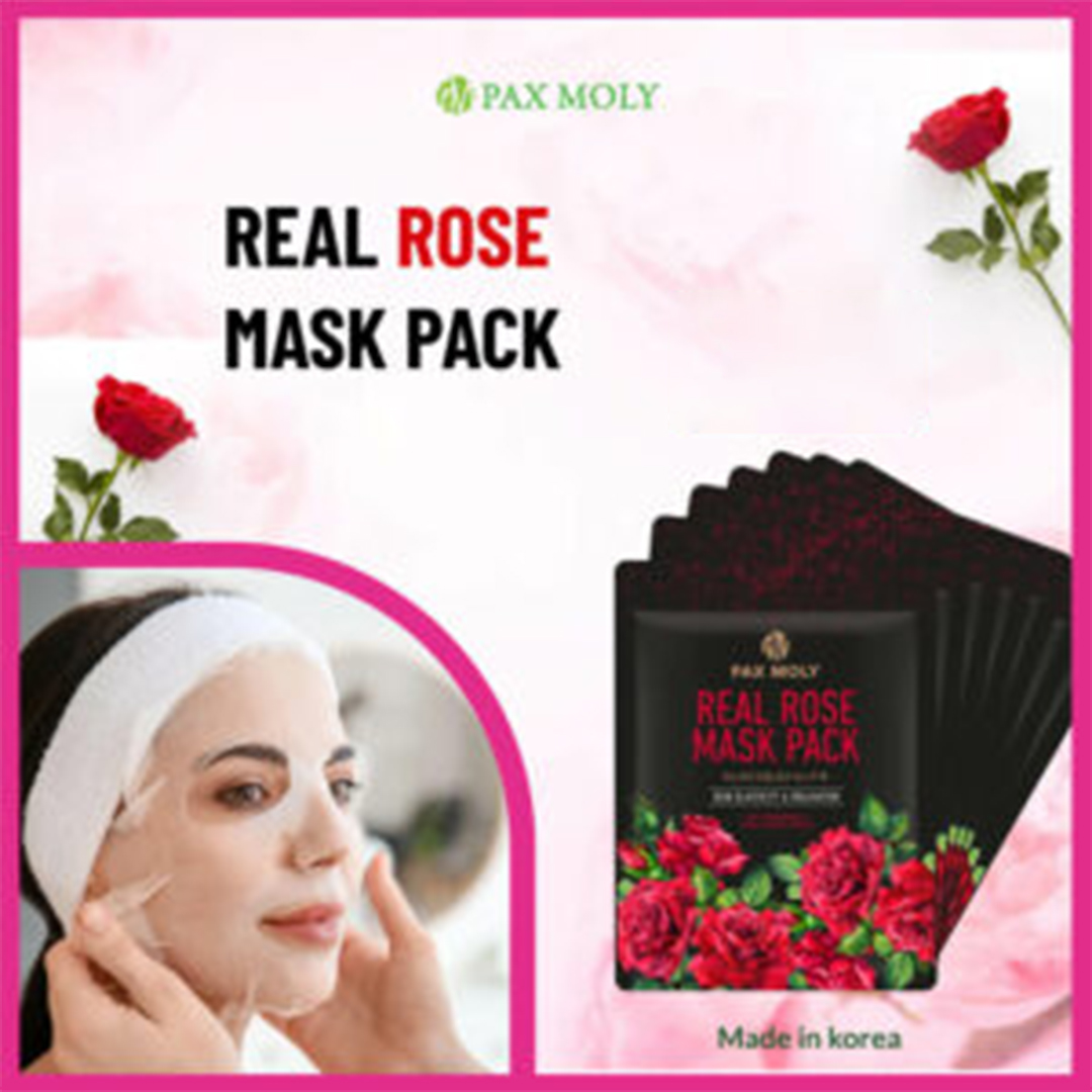 Picture of Pax Moly Real Rose Mask Pack 25ml Korea
