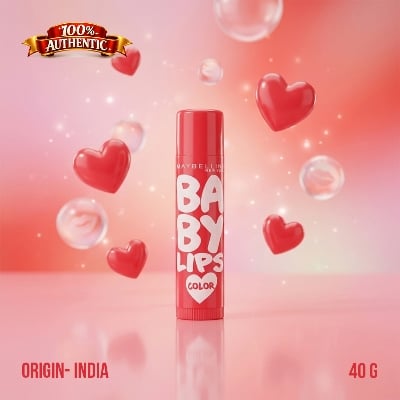 Picture of Maybelline Baby Lips Color Lip Balm 4g – Hydrating Tinted Lip Balm for Soft & Smooth Lips (IN)