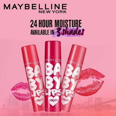 Picture of Maybelline Baby Lips Color Lip Balm 4g – Hydrating Tinted Lip Balm for Soft & Smooth Lips (IN)