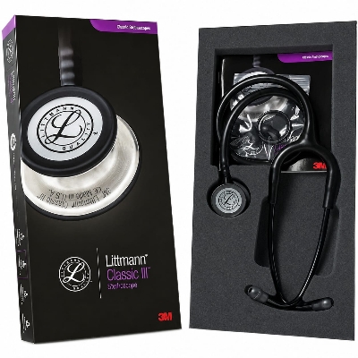 Picture of Littmann Classic III Medical Professional Stethoscope Standard Edition (Black Color)