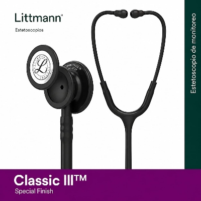 Picture of Littmann Classic III Medical Professional Stethoscope Standard Edition (Black Color)