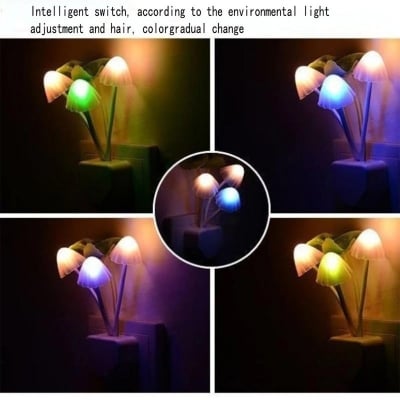 Picture of LED Sensor Mushroom Light -Multicolor