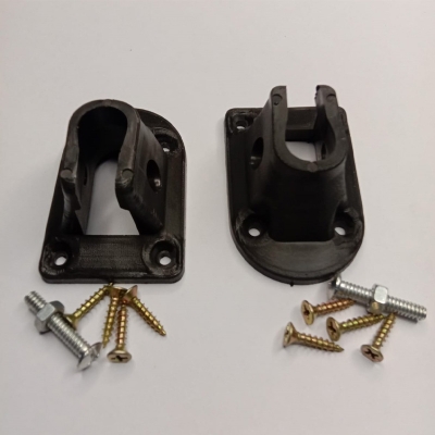 Picture of Foldable Desk Leg Brackets/ Connector (2 Set) -Black
