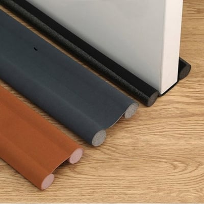 Picture of Door Bottom Seal EVA Door Seal Gap Under Door Glue-free SoundProof Windproof Dustproof Foldable Door Bottom Foam Sealing Strip -Multicolor