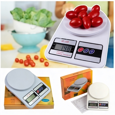 Picture of kitchen scale digital for Food Measuring 10kg Electronic Kitchen Scale weight machine -Multicolor
