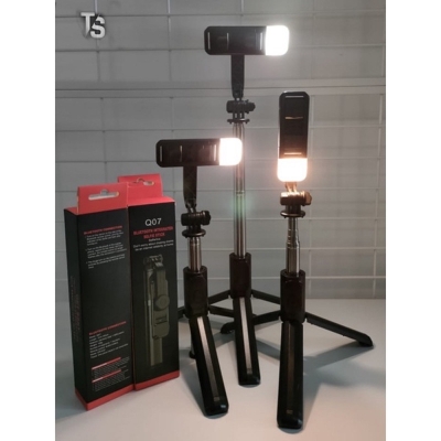 Picture of Q07 Portable Live Streaming Bluetooth Selfie Stick Tripod -Multicolor
