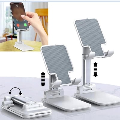 Picture of T1 Universal Ergonomic Collapsible Adjustable Desktop Tablet Mobile Phone Holder -Multicolor