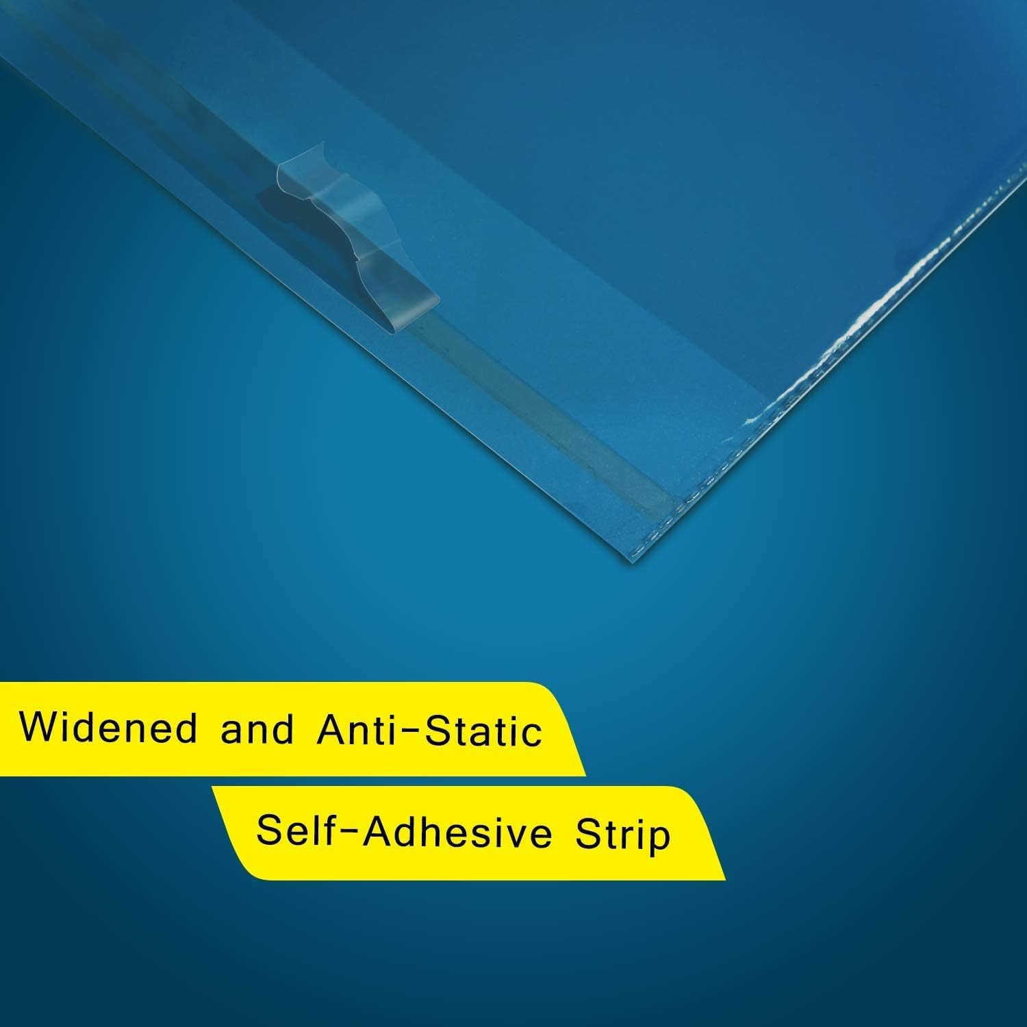 Picture of 5" x 7" Adhesive Clear Resealable Cellophane Self Adhesive Seal Bags for Packaging Bakery Cookie Cards Gifts Cellophane Poly Bags