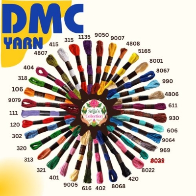 Picture of Sri DMC Embroidery Floss Embroidery Floss Cross Stitch Thread / DMC Thread For Embroidery 6 line thread Cotton Embroidery Thread