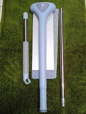 Picture of Mop New 42CM aluminum alloy panel flat mop for lazy people without hand washing flat mop with thick rod flat mop for home ( Aluminum Mop) Multicolor
