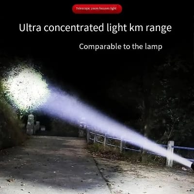 Picture of High Powered Multi-Purpose Flashlight Black