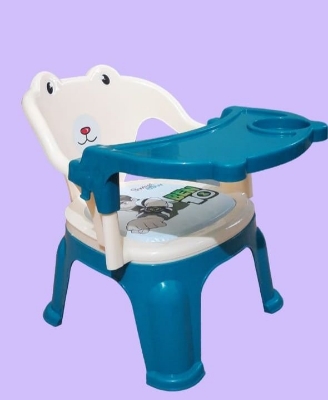 Picture of Baby Chair, with Tray Strong and Durable Plastic Chair for Kids/Plastic School Study Chair,Feeding Chair for Kids, Portable High Chair for Kids Multicolor