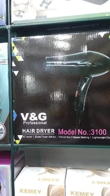 Picture of V&G Professional Hair Dryer- 3100 and 3200 Black
