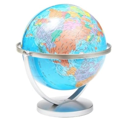 Picture of 360° rotation 14cm eath globe for all age 