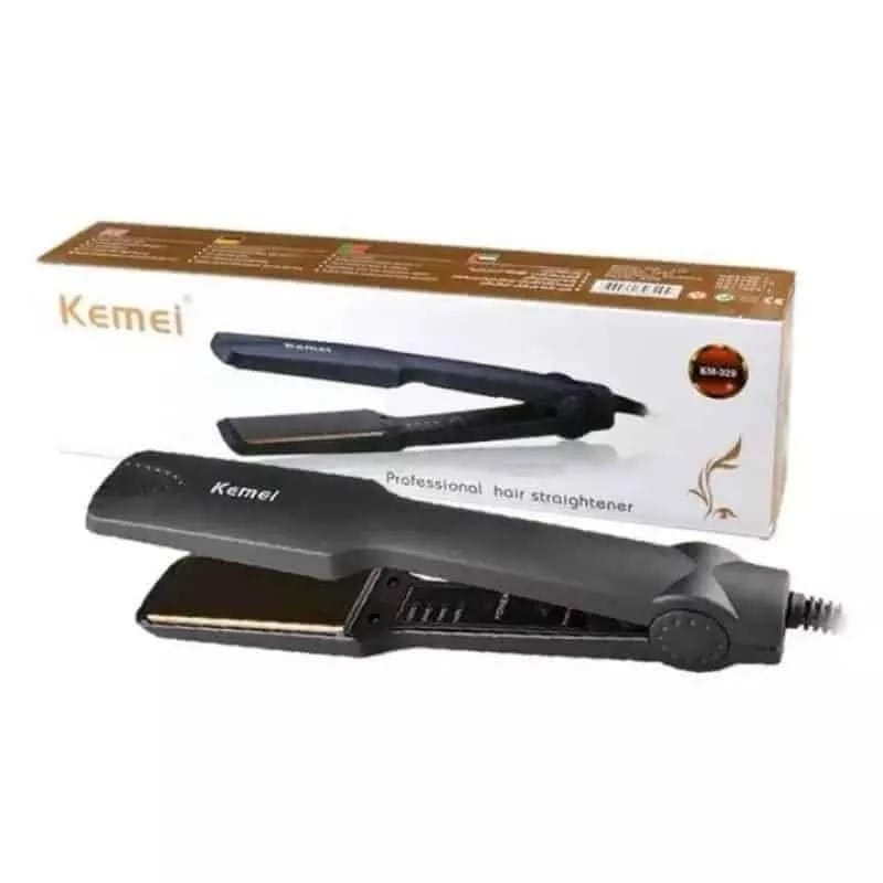 Picture of KEMEI KM-329 Electric Ceramic Flat Iron Hair Straightener Black