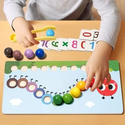 Picture of Caterpillar Wooden Math Learning Toy 