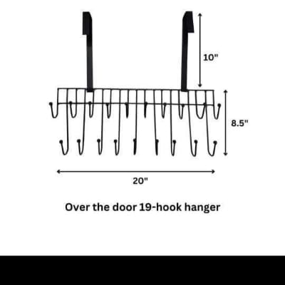 Picture of 2 in 1 Magic Door Hanger Black