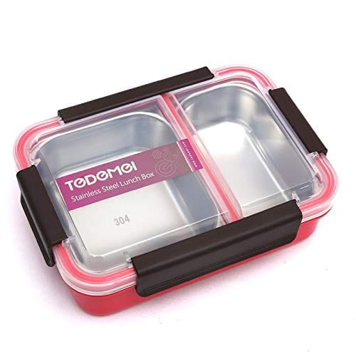 Picture of TEDEMEI Stainless Steel Lunch Box 2 Containers Lunch Box - 750 ML Multicolor