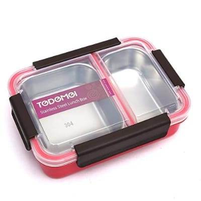 Picture of TEDEMEI Stainless Steel Lunch Box 2 Containers Lunch Box - 750 ML Multicolor