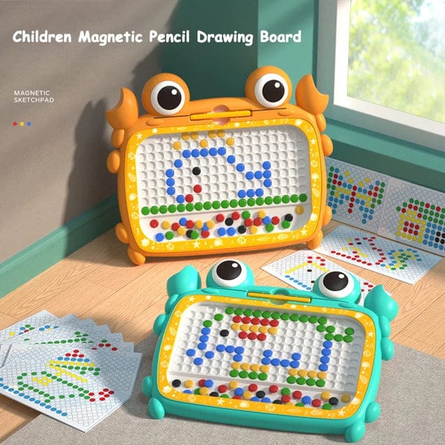 Picture of Kids magnetic bead drawing board Multicolor