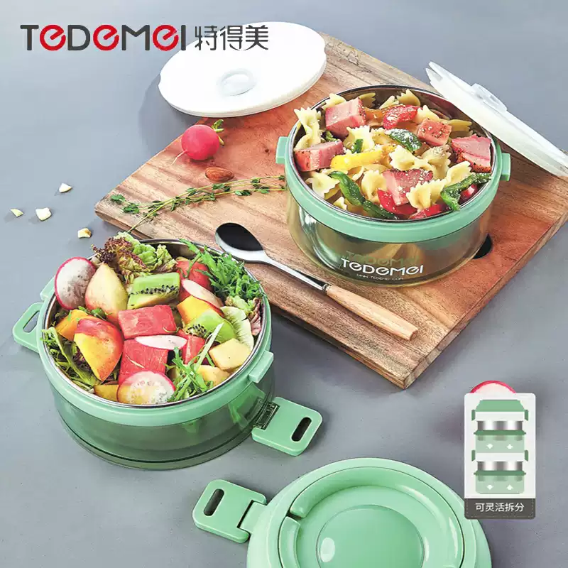 Picture of Todomei Single Layer Stainless steel Lunch Box  Leak proof Multicolor