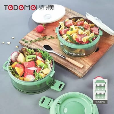 Picture of Todomei Single Layer Stainless steel Lunch Box  Leak proof Multicolor