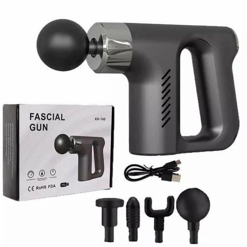 Picture of KH-740 / RH-740 Facial Gun Rechargeable Percussion Massager for body pain relief Multicolor