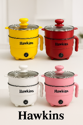 Picture of Hawkins  Multiperpose cooker with steamer 2.0 L With Spon,Pot Free Multicolor
