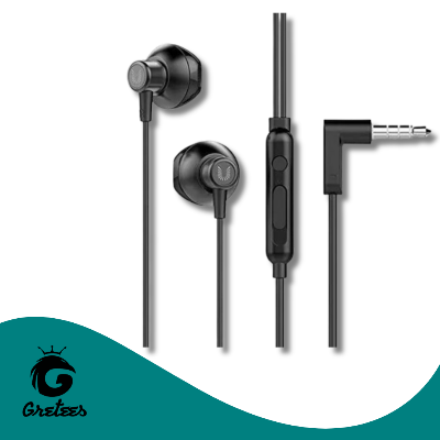 Picture of UiiSii HM12 Deep Bass Good Treble Earphones Super Bass Stereo And Dynamic In-Ear Headphones With Pouch Bag(Black)