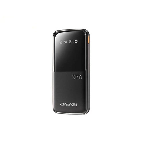 Picture of Awei P10K 10000mAh Fast Charing Power bank 22.5W Power Bank(Black)